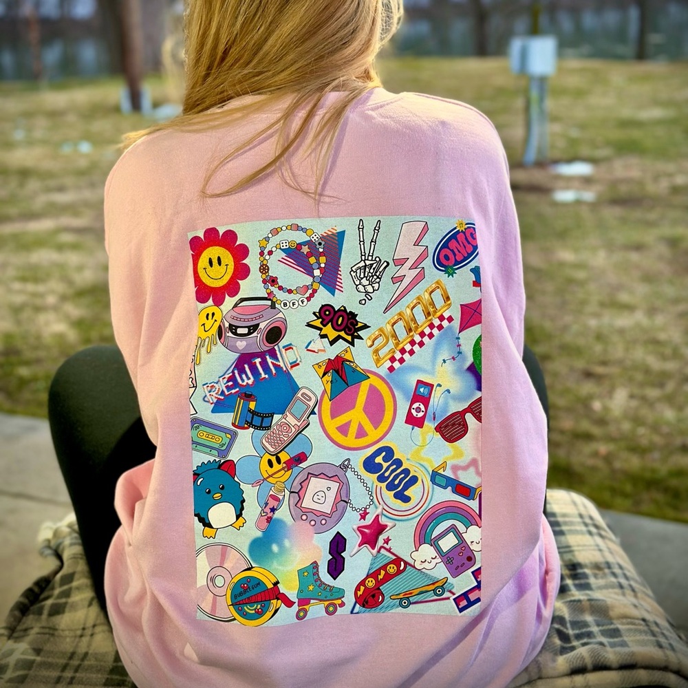 Y2KeraVault 90s Vibes Crewneck